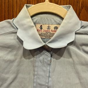 GUC KJP Oxford Scalloped collar shirt